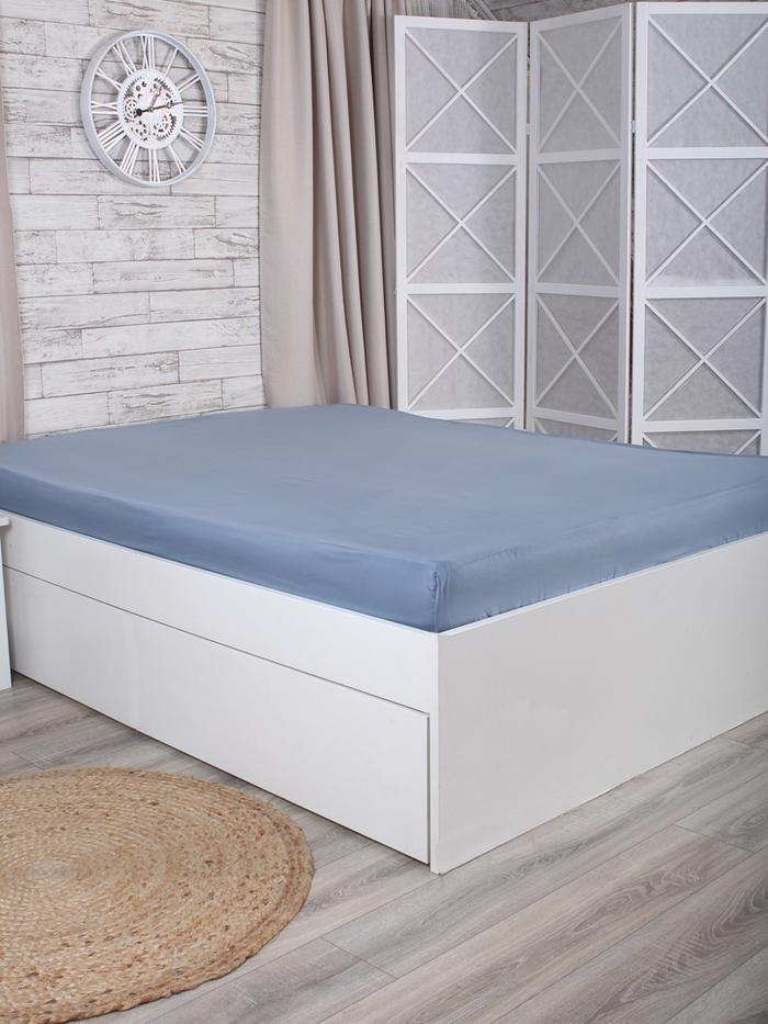 Denim простыня на резинке 160*200*25